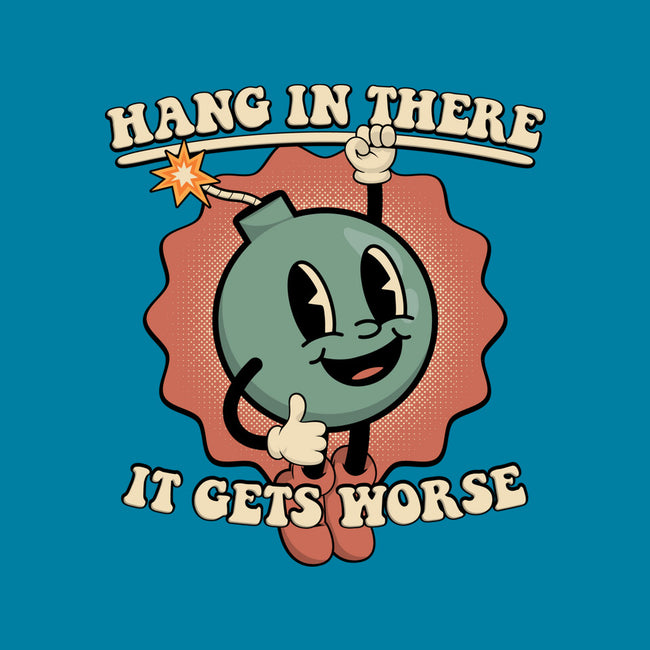 Hang In There-none zippered laptop sleeve-RoboMega