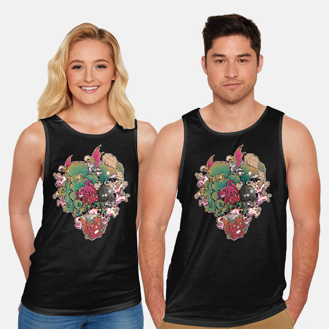Lovecraftian Nightmare-unisex basic tank-Fearcheck