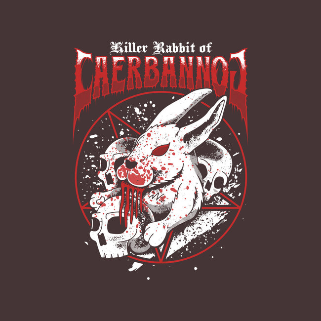 Killer Rabbit-none basic tote bag-Logozaste