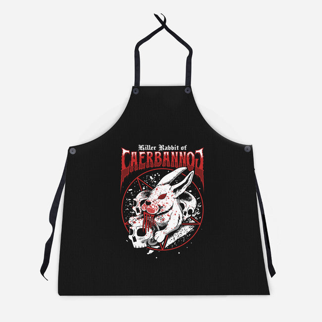 Killer Rabbit-unisex kitchen apron-Logozaste