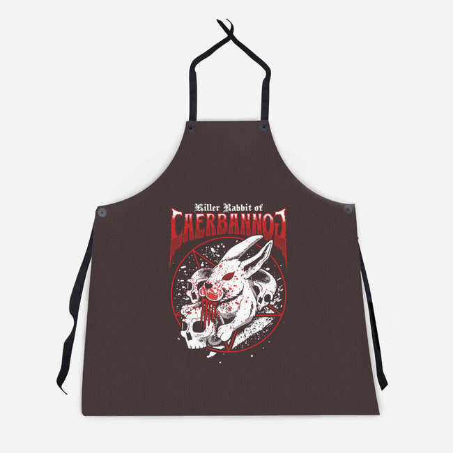 Killer Rabbit-unisex kitchen apron-Logozaste
