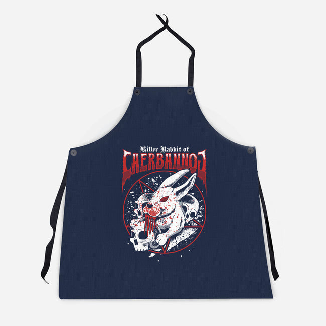 Killer Rabbit-unisex kitchen apron-Logozaste