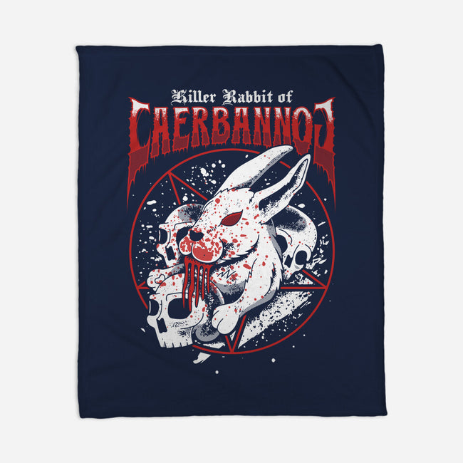 Killer Rabbit-none fleece blanket-Logozaste