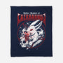 Killer Rabbit-none fleece blanket-Logozaste