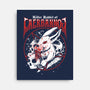 Killer Rabbit-none stretched canvas-Logozaste