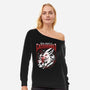 Killer Rabbit-womens off shoulder sweatshirt-Logozaste