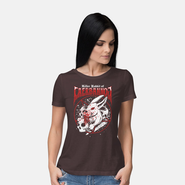 Killer Rabbit-womens basic tee-Logozaste