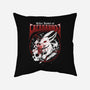 Killer Rabbit-none removable cover w insert throw pillow-Logozaste