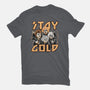 Stay Gold-womens fitted tee-momma_gorilla