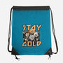 Stay Gold-none drawstring bag-momma_gorilla