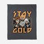 Stay Gold-none fleece blanket-momma_gorilla