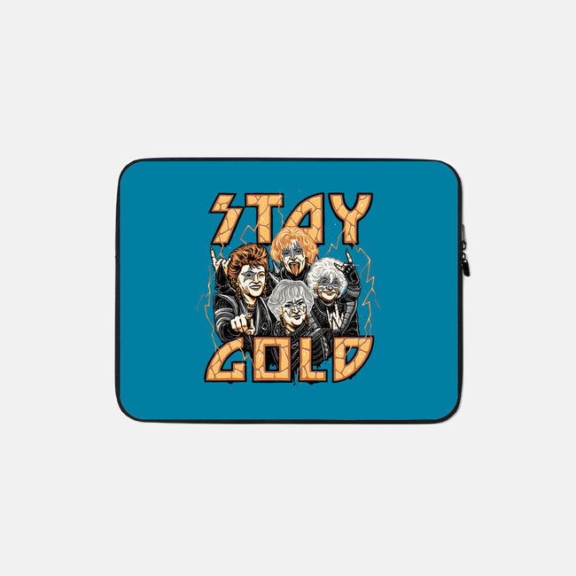 Stay Gold-none zippered laptop sleeve-momma_gorilla