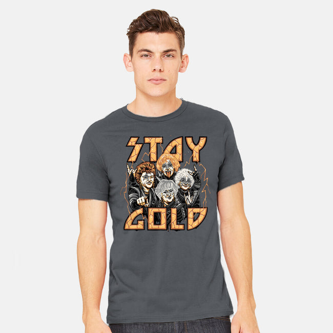 Stay Gold-mens heavyweight tee-momma_gorilla