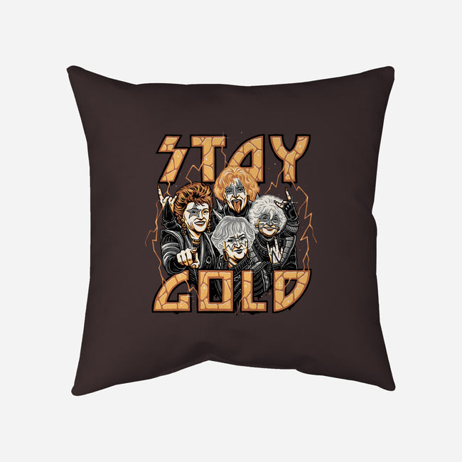 Stay Gold-none non-removable cover w insert throw pillow-momma_gorilla