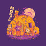 Purrpkin House-womens fitted tee-eduely