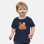 Purrpkin House-baby basic tee-eduely