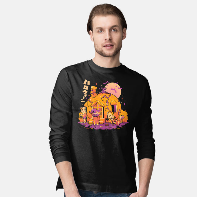 Purrpkin House-mens long sleeved tee-eduely