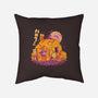 Purrpkin House-none removable cover w insert throw pillow-eduely