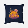 Purrpkin House-none removable cover w insert throw pillow-eduely