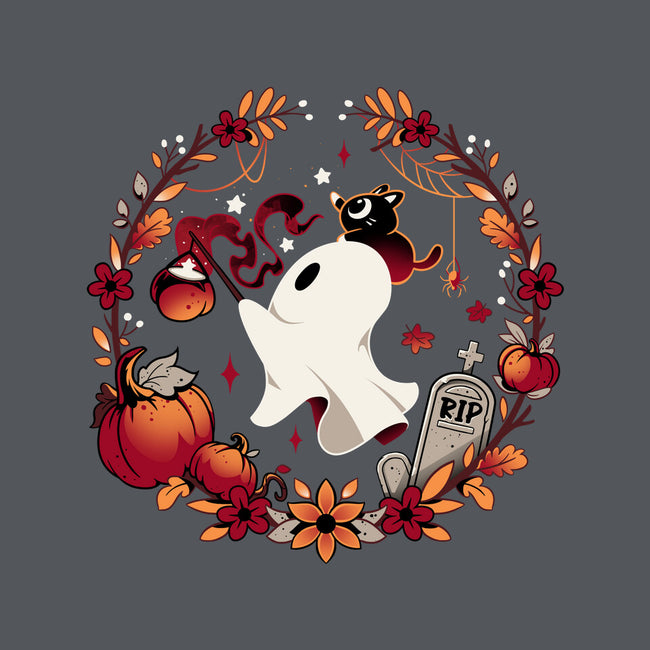 Spooky Wishes-none removable cover w insert throw pillow-Snouleaf