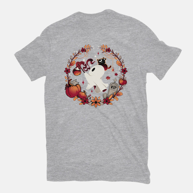 Spooky Wishes-womens basic tee-Snouleaf