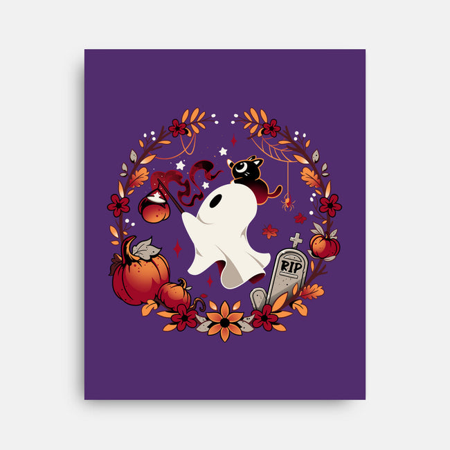 Spooky Wishes-none stretched canvas-Snouleaf