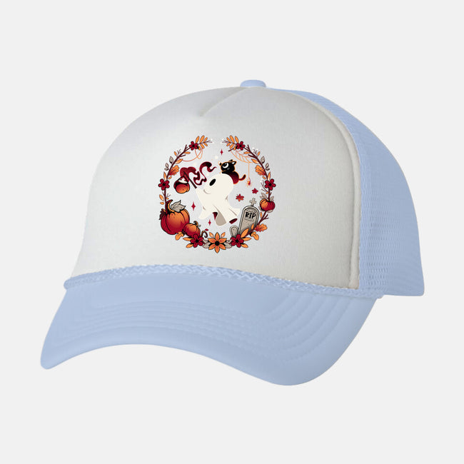 Spooky Wishes-unisex trucker hat-Snouleaf