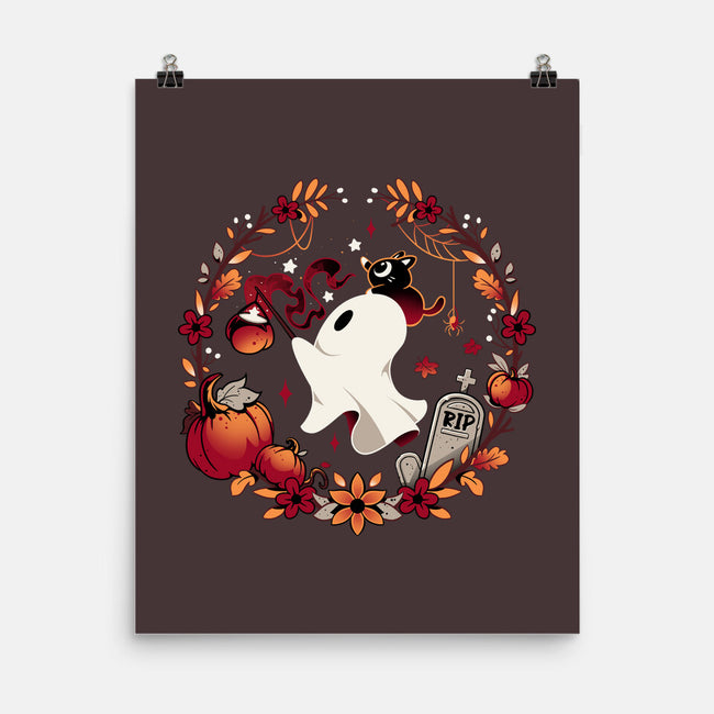 Spooky Wishes-none matte poster-Snouleaf