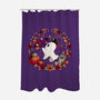 Spooky Wishes-none polyester shower curtain-Snouleaf