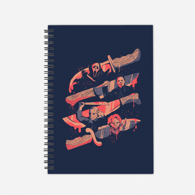 Knife Killers-none dot grid notebook-eduely