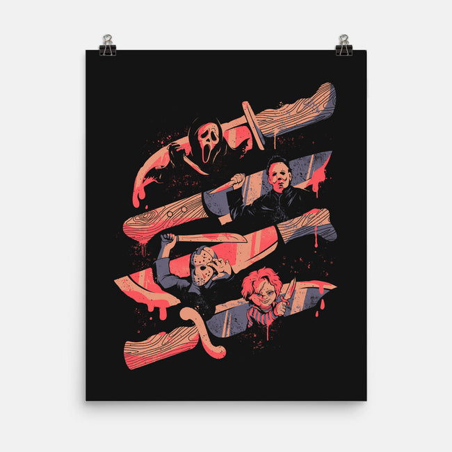 Knife Killers-none matte poster-eduely