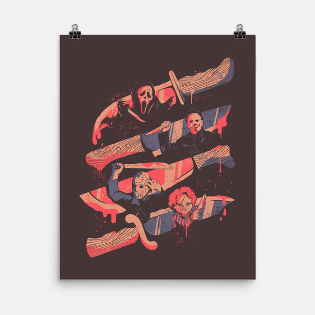 Knife Killers-none matte poster-eduely
