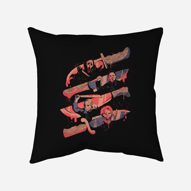 Knife Killers-none removable cover w insert throw pillow-eduely