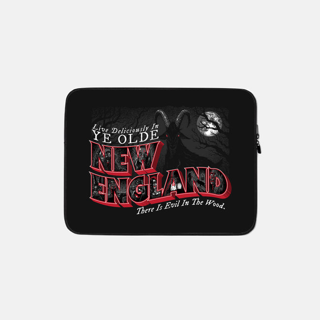 Live Deliciously In Olde New England-none zippered laptop sleeve-goodidearyan