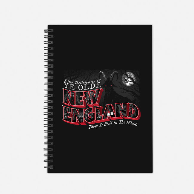 Live Deliciously In Olde New England-none dot grid notebook-goodidearyan