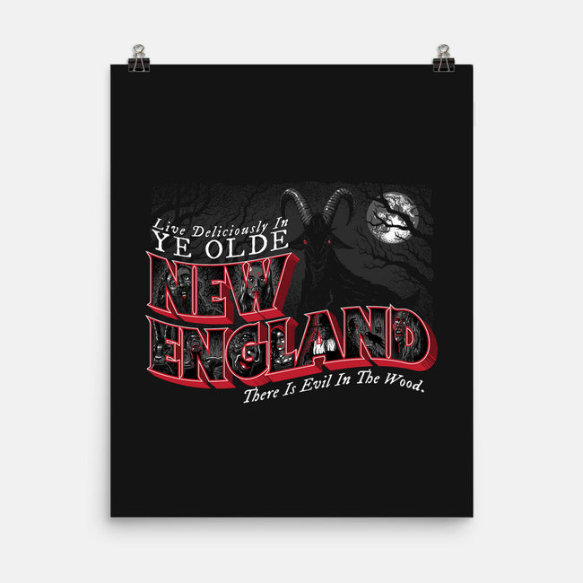 Live Deliciously In Olde New England-none matte poster-goodidearyan