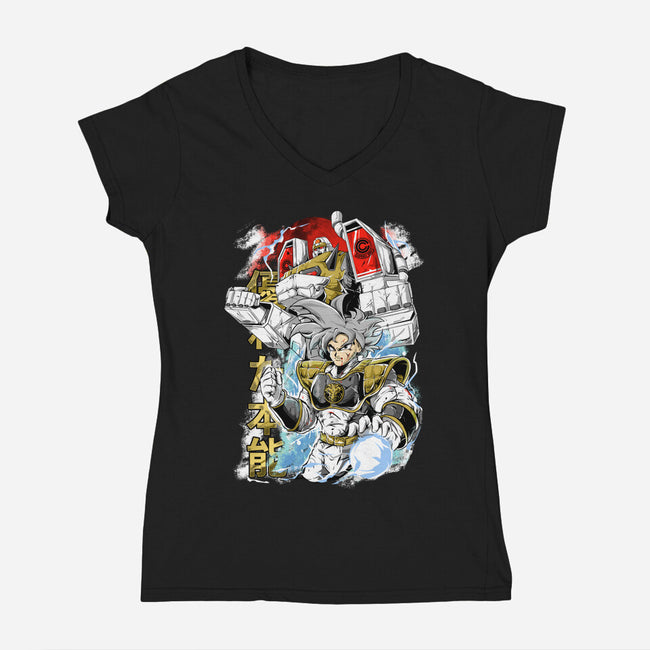 The Legendary Ranger-womens v-neck tee-Guilherme magno de oliveira