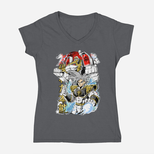 The Legendary Ranger-womens v-neck tee-Guilherme magno de oliveira