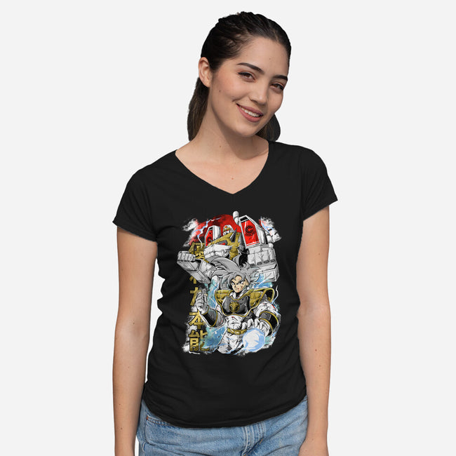 The Legendary Ranger-womens v-neck tee-Guilherme magno de oliveira