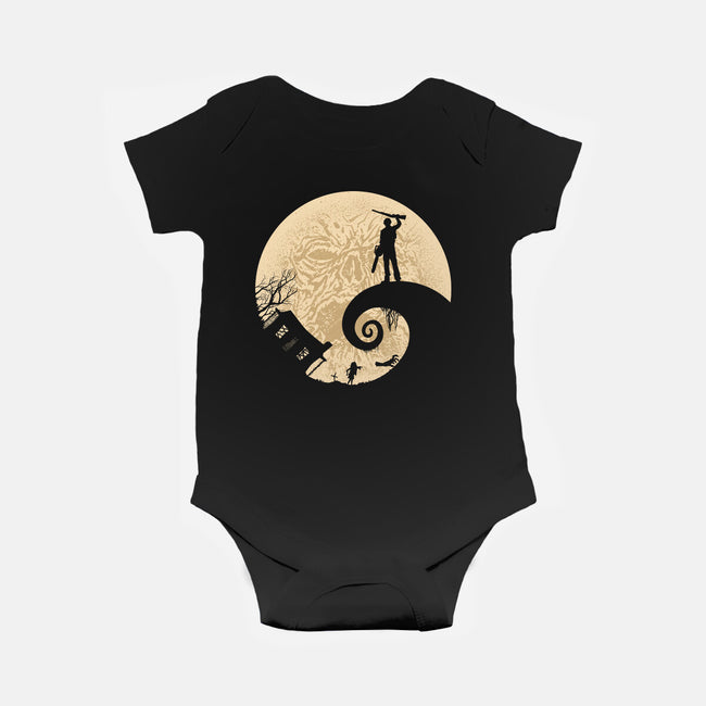 Evil Dead Before Christmas-baby basic onesie-Tronyx79