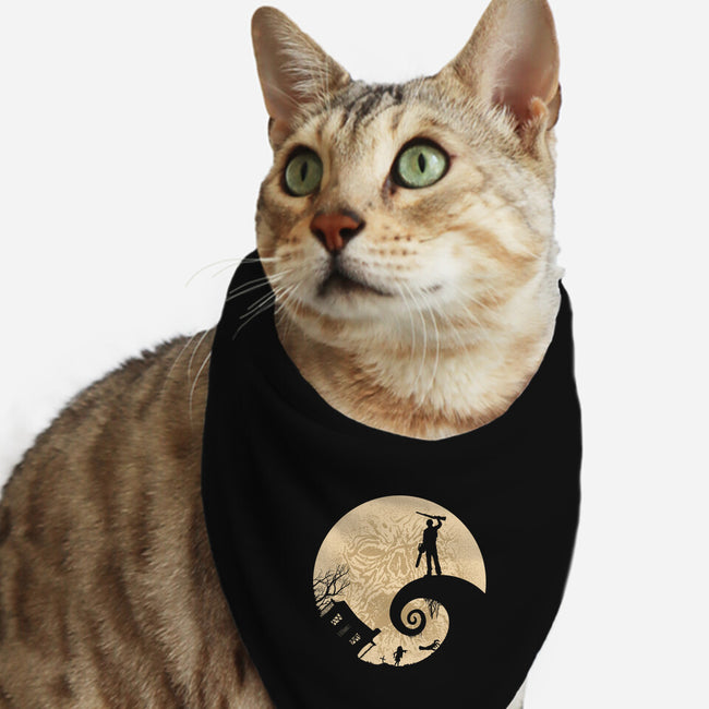 Evil Dead Before Christmas-cat bandana pet collar-Tronyx79