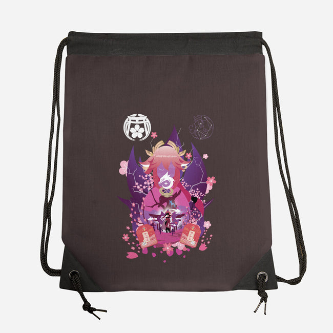 Fox Envoy-none drawstring bag-SwensonaDesigns