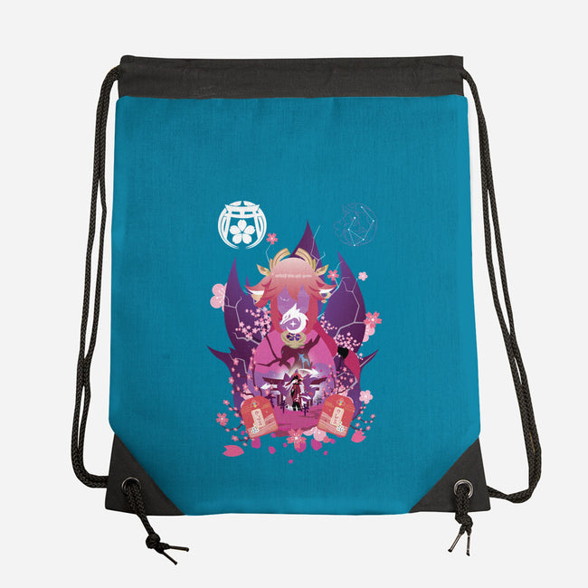 Fox Envoy-none drawstring bag-SwensonaDesigns