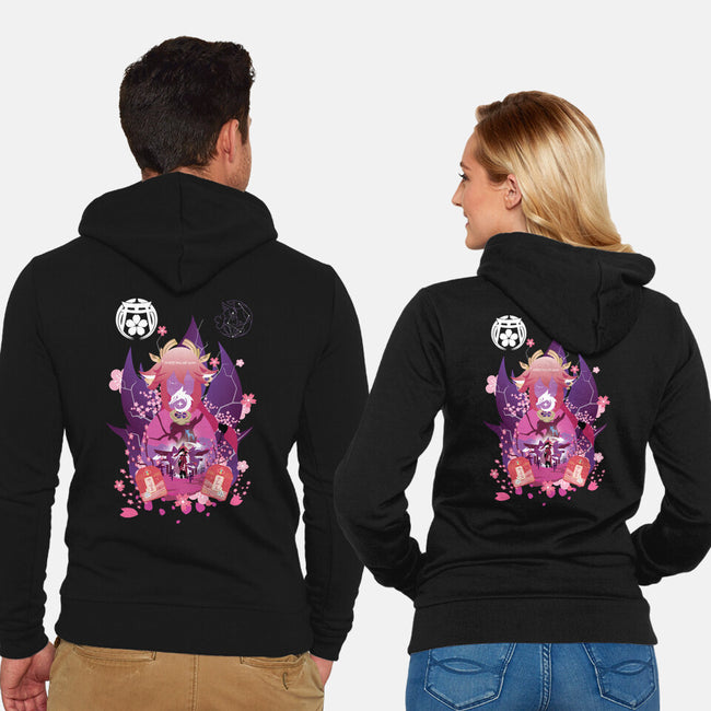 Fox Envoy-unisex zip-up sweatshirt-SwensonaDesigns
