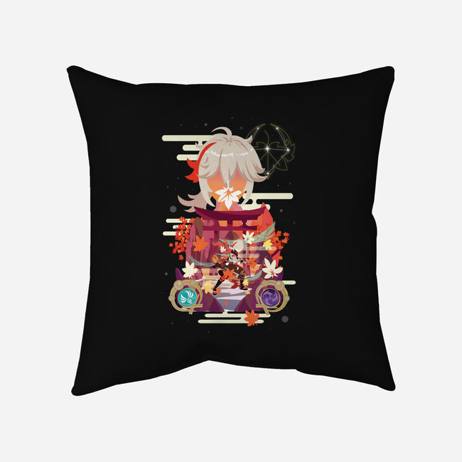 The Wandering Samurai-none removable cover throw pillow-SwensonaDesigns