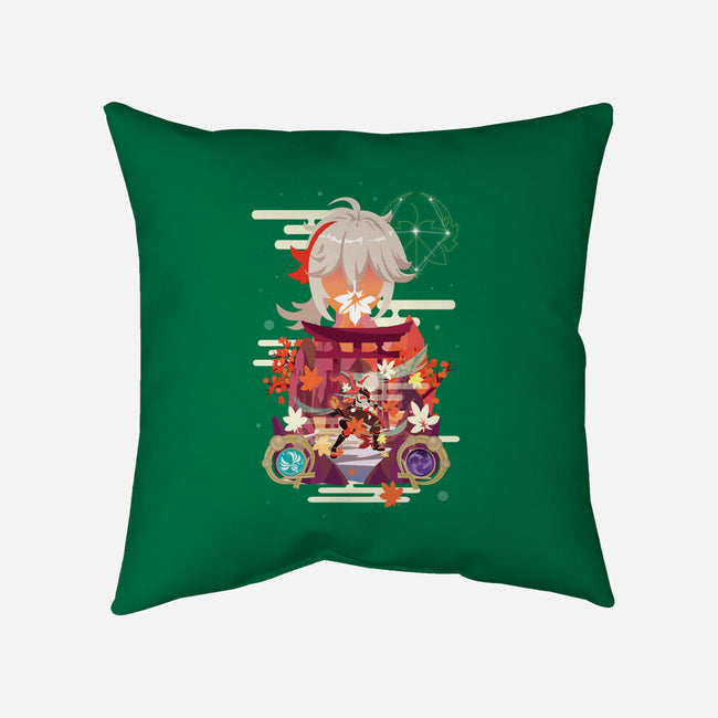 The Wandering Samurai-none removable cover throw pillow-SwensonaDesigns