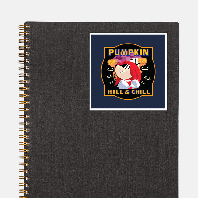 Pumpkin Hill And Chill-none glossy sticker-SwensonaDesigns