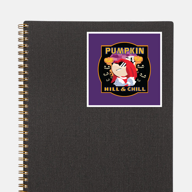 Pumpkin Hill And Chill-none glossy sticker-SwensonaDesigns