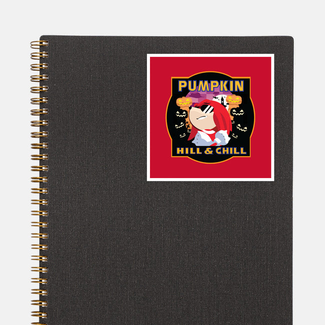 Pumpkin Hill And Chill-none glossy sticker-SwensonaDesigns