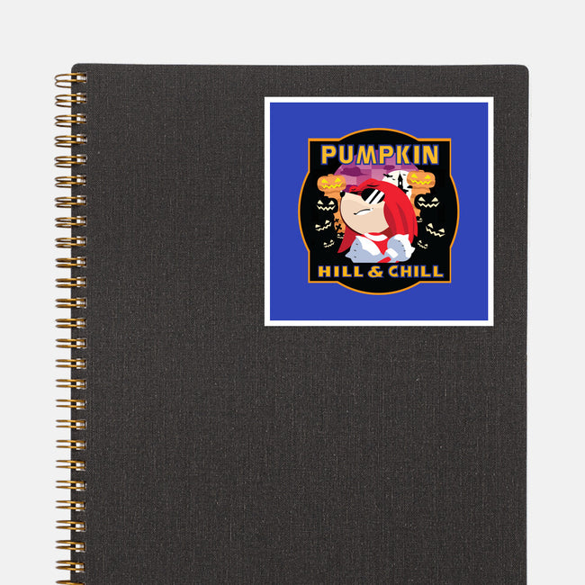 Pumpkin Hill And Chill-none glossy sticker-SwensonaDesigns